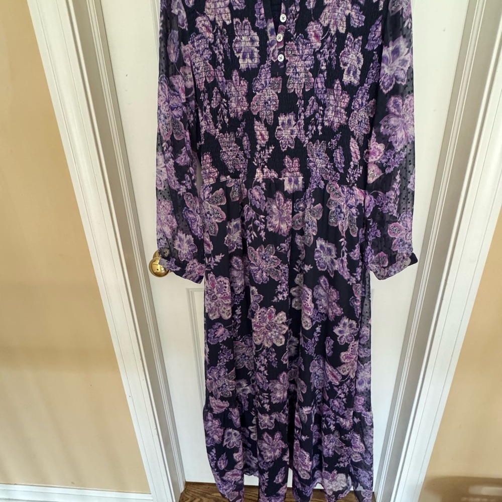 LOFT Purple Floral dress
